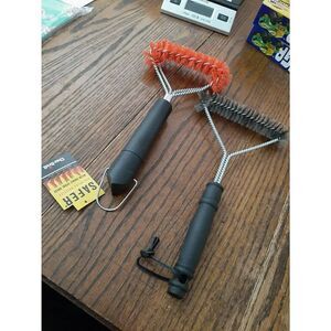 New Lot Two Grill BBQ Brushes Grilling Essentials